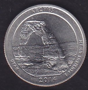 Amerika Çeyrek Dolar 2014 Hatıra Arches Utah