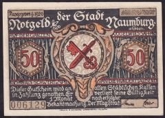 Almanya 50 Pfennig Notgeld 1920 Çil