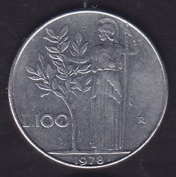 İtalya 100 Liret 1978