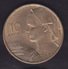 Yugoslavya 10 Para 1955