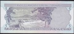 6.Emisyon 1.Tertip 5 Lira E75 182493 Çilaltı Çil