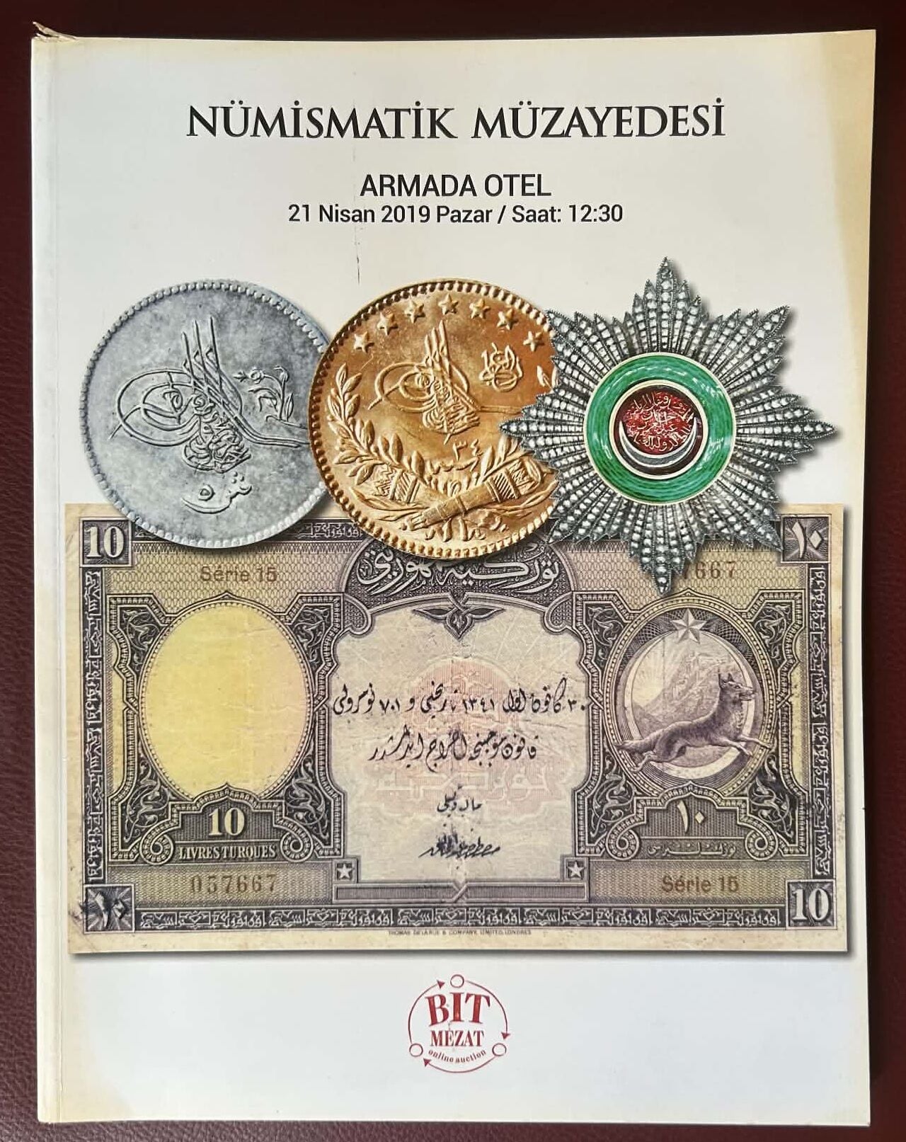 Bit Mezat 21 Nisan 2019 Para Ve Efemera Müzayedesi Kataloğu Resimli ( 226 Sayfa )