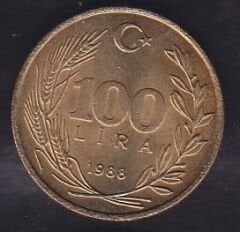 1988 Yılı 100 Lira
