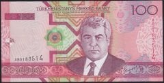 Türkmenistan 100 Manat 2005 Çilaltı Çil Pick 18