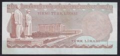 6.EMİSYON 2.TERTİP 20 LİRA E81 134139 ÇOK TEMİZ +