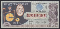 1986 19 KASIM ÇEYREK BİLET Ç SERİSİ
