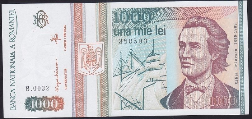 ROMANYA 1000 LEİ 1993 ÇİL