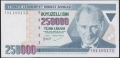 7.EMİSYON 3.TERTİP 250000 LİRA I01 195173 ÇİL