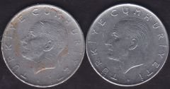 1978 Yılı 1 Lira (Ters Düz Takım)
