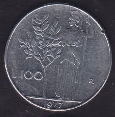 İtalya 100 Liret 1977