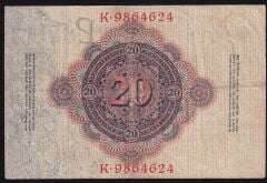 Almanya 20 Mark 1914 Çok Temiz+