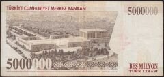 7.Emisyon 5 000 000 Lira J69 780441 Çok Temiz