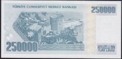 7.EMİSYON 3.TERTİP 250000 LİRA I38 635189 ÇİL