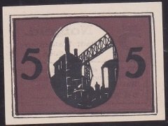 ALMANYA 5 PFENNİNG NOTGELD 1920 ÇİL