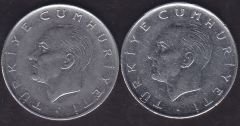 1979 Yılı 1 Lira (Ters Düz Takım)