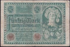 Almanya 50 Mark 1920 Çok Temiz