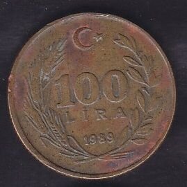 1989 Yılı 100 Lira