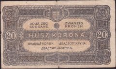 MACARİSTAN 20 KORONA 1920 TEMİZ
