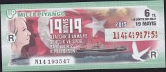 2015 19 Mayıs Çeyrek Bilet - R Serisi