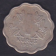 1939 YILI 1 KURUŞ ÇÇT ÇİLALTI