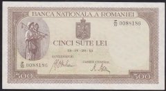 ROMANYA 500 LEİ 1942 ÇİLALTI