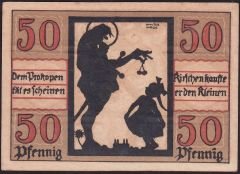 Almanya 50 Pfennig Notgeld 1920 Çilaltı Çil