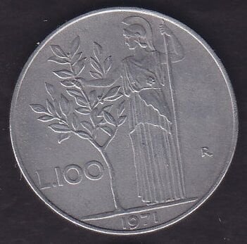 İtalya 100 Liret 1971