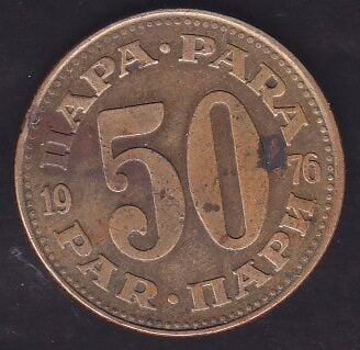 Yugoslavya 50 Para 1976