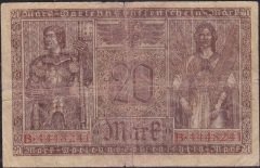 Almanya 20 Mark 1918 Çok Temiz