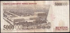 7.Emisyon 5 000 000 Lira I28 269141 Çok Temiz