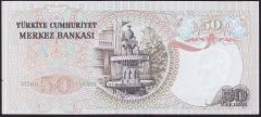 6.Emisyon 1.Tertip 50 Lira H15 274764 Çil