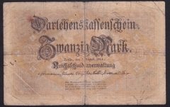 ALMANYA 20 MARK 1914 TEMİZ PİCK 48a ( 6 RAKAM)