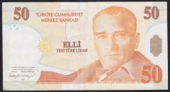 8.EMİSYON 50 YTL B65 824292 ÇÇT ÇİLALTI