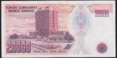 7.EMİSYON 1.TERTİP 20000 LİRA B60 353027 ÇÇT +