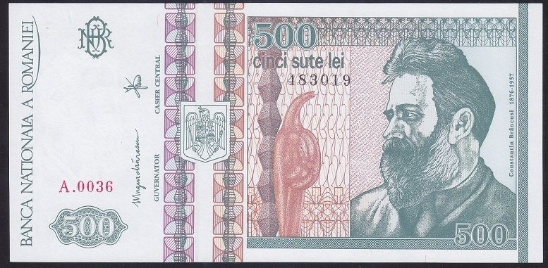 ROMANYA 500 LEİ 1992 ÇİL PİCK 101a