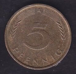Almanya 5 Pfennig 1990 A