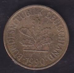 Almanya 5 Pfennig 1990 A