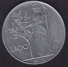 İtalya 100 Liret 1970