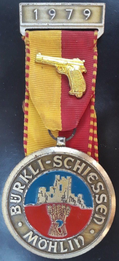 İSVİÇRE BURKLI SCHIESSEN MOHLIN MADALYA 1979