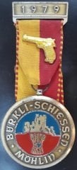 İSVİÇRE BURKLI SCHIESSEN MOHLIN MADALYA 1979