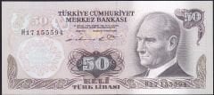 6.Emisyon 1.Tertip 50 Lira H17 155594 Çil