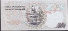 6.Emisyon 1.Tertip 50 Lira H17 155594 Çil