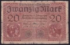 ALMANYA 20 MARK 1918 TEMİZ