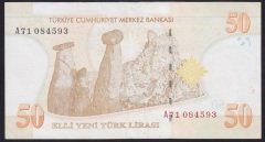 8.EMİSYON 50 YTL A71 084593 ÇÇT ÇİLALTI