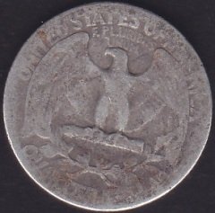 Amerika Çeyrek Dolar 1937 Gümüş 6.25 gram
