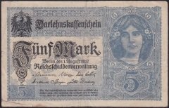 ALMANYA 5 MARK 1917 ÇOK TEMİZ