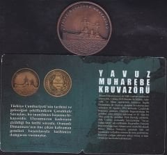 2015 Yılı 2.5 Lira Yavuz Muharebe Kruvazörü Hatıra Para Sertifikalı