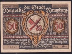 Almanya 50 Pfennig Notgeld 1920 Çil