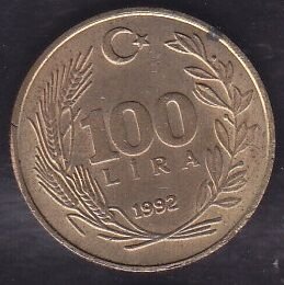 1992 Yılı 100 Lira