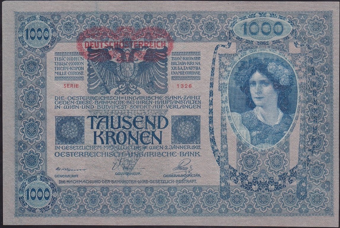 AVUSTURYA MACARİSTAN 1000 KORONA( EZER ) 1902 ÇİLALTI